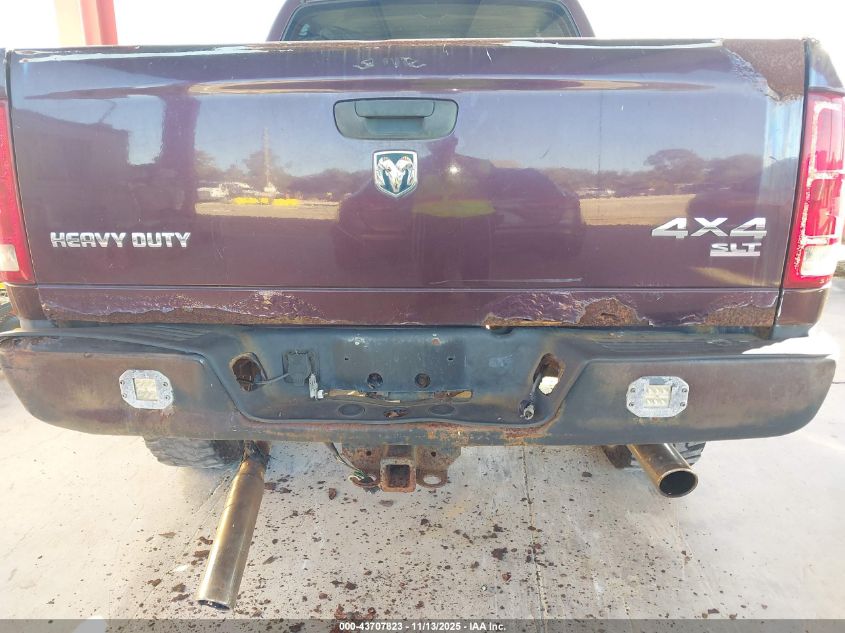 2005 Dodge Ram 2500 Slt/Laramie VIN: 1D7KS28D25J559191 Lot: 43707823