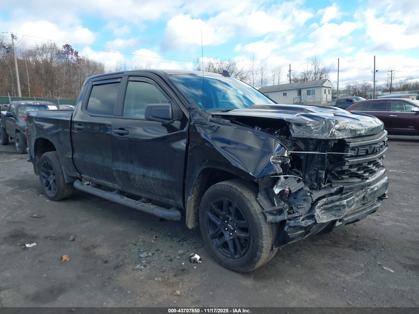 2024 CHEVROLET SILVERADO 1500 4WD  SHORT BED CUSTOM TRAIL BOSS - 3GCPDCEK9RG155007