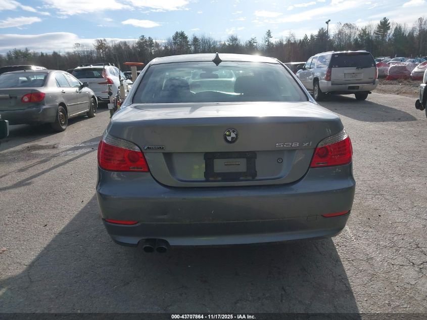 2008 BMW 528Xi VIN: WBANV13578CZ58175 Lot: 43707864