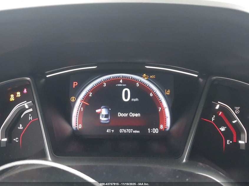VIN 2HGFC2F81KH556618 2019 HONDA CIVIC SPORT