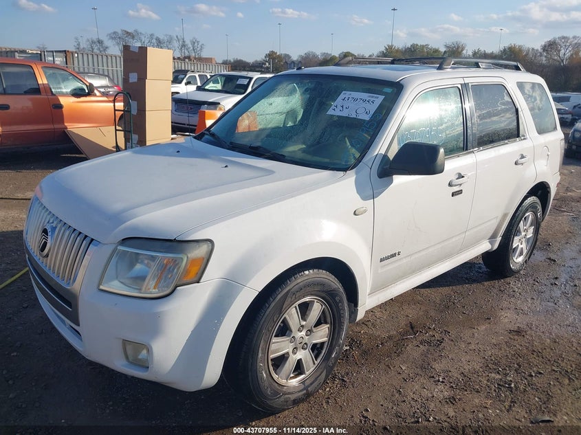 2008 Mercury Mariner I4 VIN: 4M2CU81Z38KJ34251 Lot: 43707955