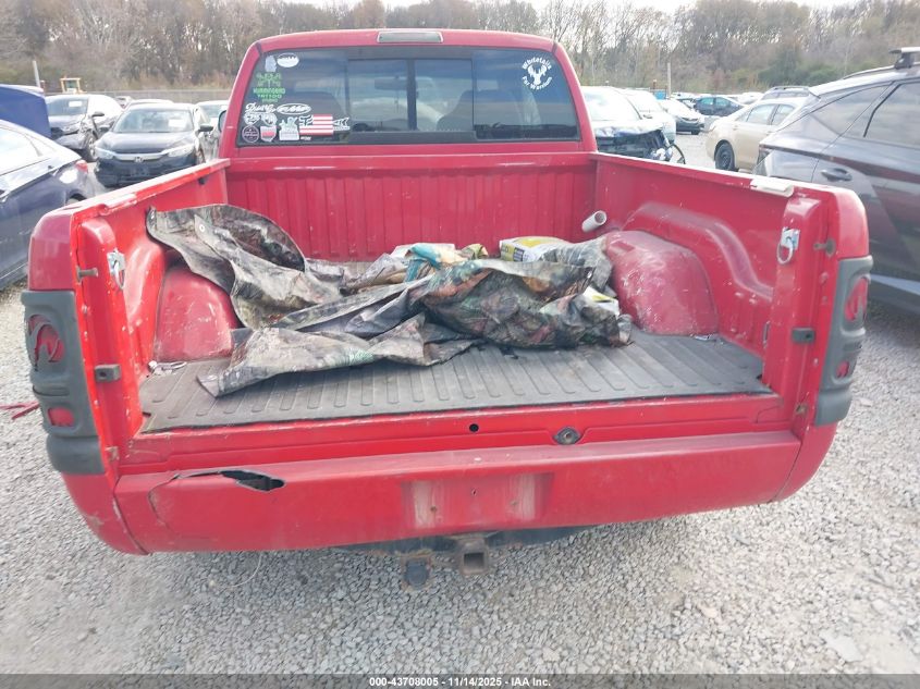 1998 Dodge Ram 1500 St VIN: 3B7HC13Y6WG117135 Lot: 43708005