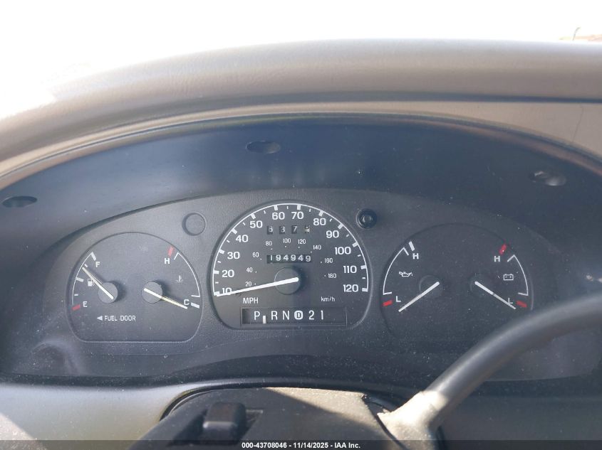 2000 Ford Ranger Xl/Xlt VIN: 1FTYR14V7YTA98412 Lot: 43708046