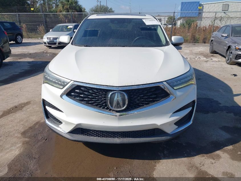 2019 Acura Rdx Technology Package VIN: 5J8TC2H54KL027141 Lot: 43708090