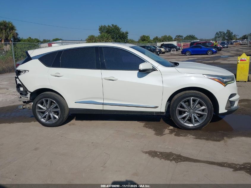 2019 Acura Rdx Technology Package VIN: 5J8TC2H54KL027141 Lot: 43708090