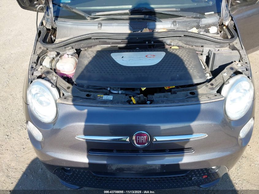 2015 Fiat 500E Battery Electric VIN: 3C3CFFGE2FT741282 Lot: 43708095