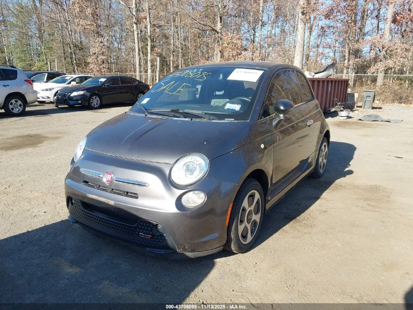 2015 Fiat 500E Battery Electric VIN: 3C3CFFGE2FT741282 Lot: 43708095