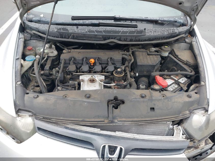 2008 Honda Civic Lx VIN: 2HGFG12618H528152 Lot: 43708110