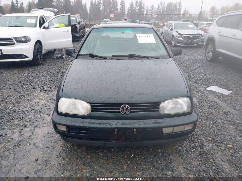 1998 Volkswagen Golf Gl VIN: 3VWFA81H3WM140539 Lot: 43708117