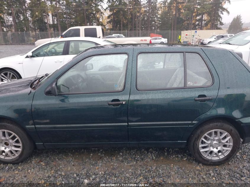 1998 Volkswagen Golf Gl VIN: 3VWFA81H3WM140539 Lot: 43708117