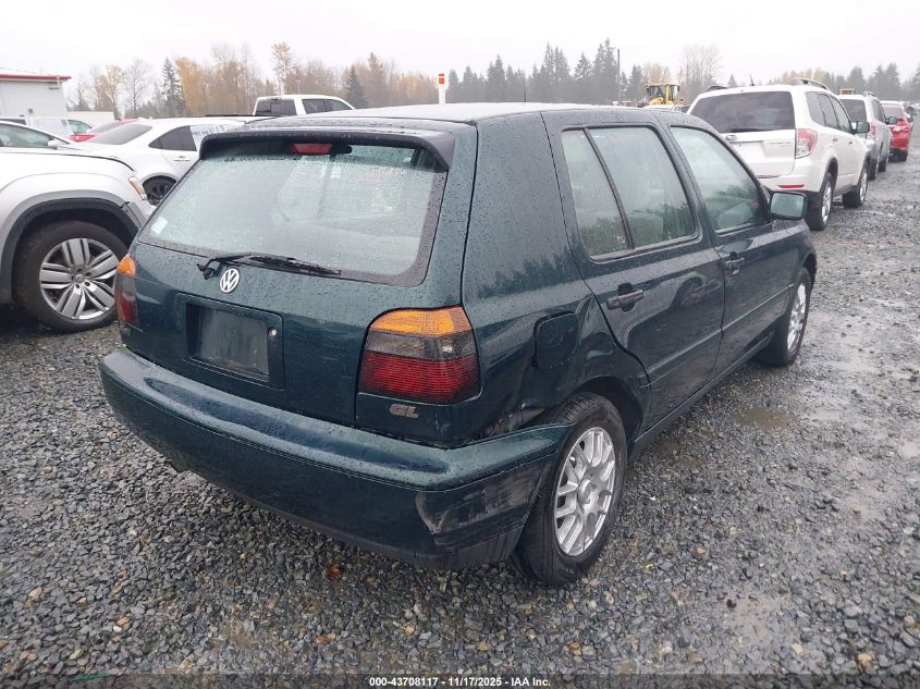 1998 Volkswagen Golf Gl VIN: 3VWFA81H3WM140539 Lot: 43708117