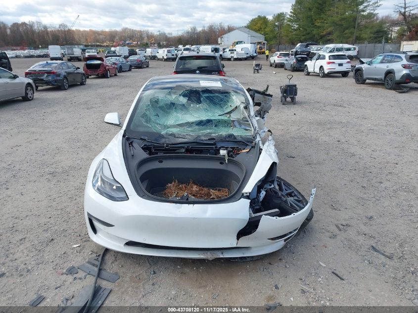 2021 Tesla Model 3 Long Range Dual Motor All-Wheel Drive VIN: 5YJ3E1EB0MF045316 Lot: 43708120