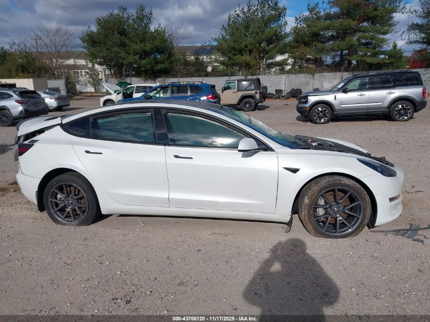 2021 Tesla Model 3 Long Range Dual Motor All-Wheel Drive VIN: 5YJ3E1EB0MF045316 Lot: 43708120