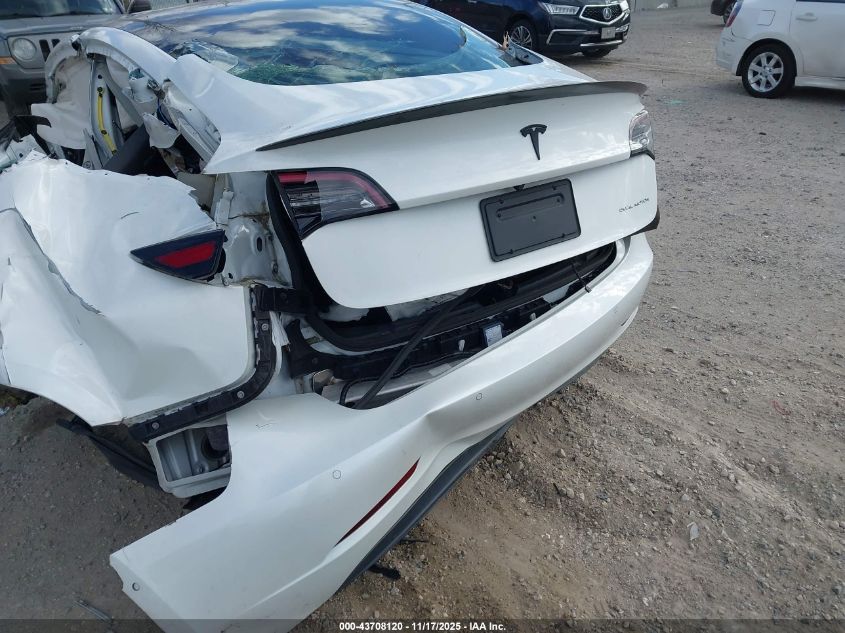 2021 Tesla Model 3 Long Range Dual Motor All-Wheel Drive VIN: 5YJ3E1EB0MF045316 Lot: 43708120