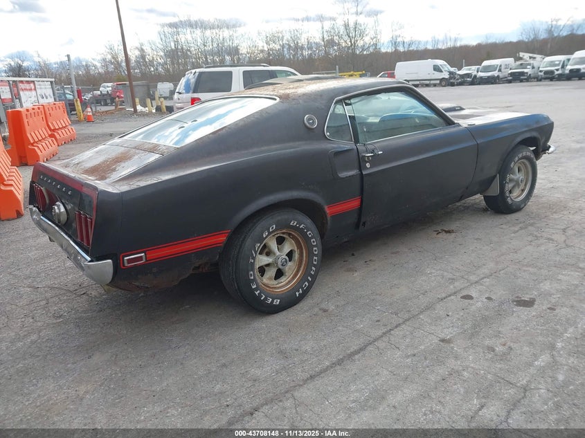 9T02M113270 1969 FORD MUSTANG photo no. 4