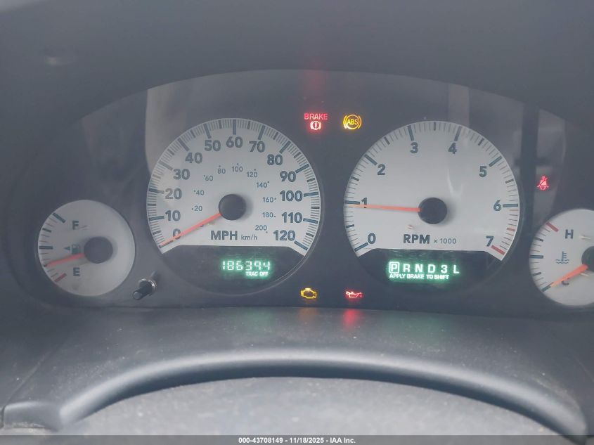 2005 Dodge Grand Caravan Sxt VIN: 2D4GP44L35R193492 Lot: 43708149