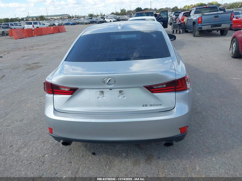 2016 Lexus Is 200T VIN: JTHBA1D22G5010466 Lot: 43708240