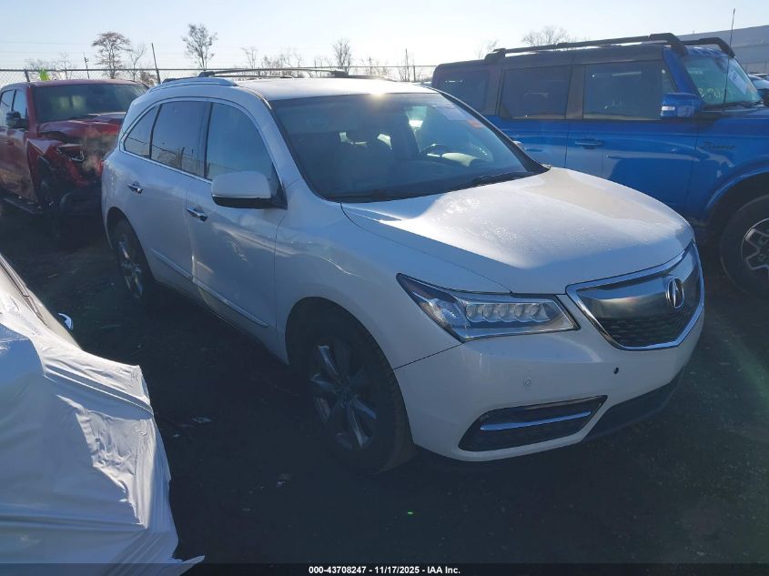 ACURA MDX ADVANCE PKG W/ENTERTAINMENT PKG