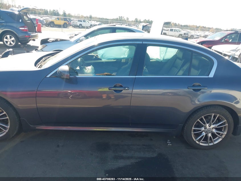 2008 Infiniti G35X VIN: JNKBV61F78M279174 Lot: 43708283