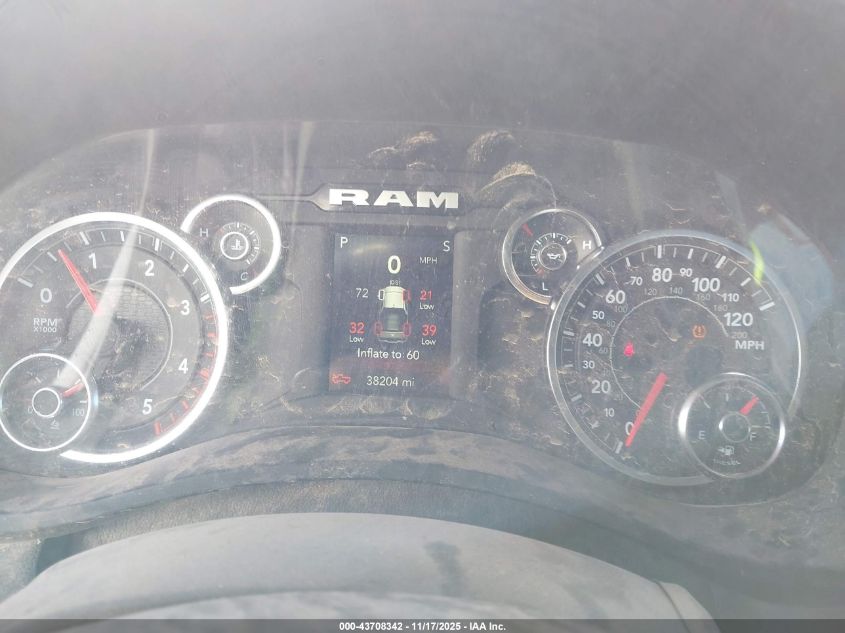 2024 Ram 2500 Big Horn 4X4 6'4 Box VIN: 3C6UR5DL2RG338525 Lot: 43708342