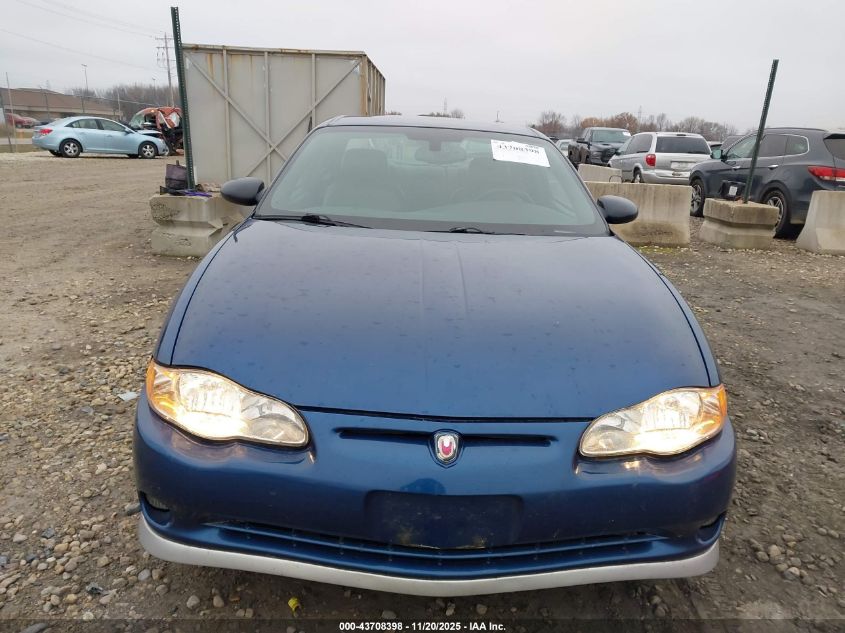 2004 Chevrolet Monte Carlo Supercharged Ss VIN: 2G1WZ121349232835 Lot: 43708398