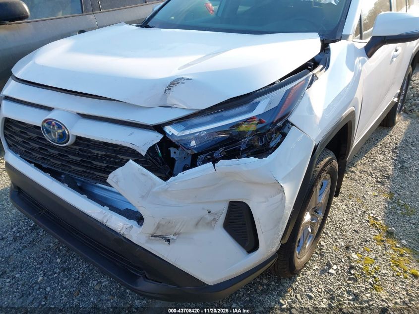 2024 Toyota Rav4 Hybrid Xle VIN: 2T3RWRFV5RW233314 Lot: 43708420