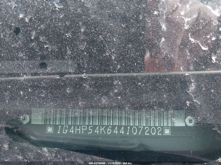 2004 Buick Lesabre Custom VIN: 1G4HP54K644107202 Lot: 43708469