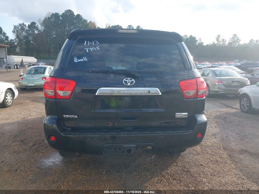 2008 Toyota Sequoia Platinum 5.7L V8 VIN: 5TDZY67A68S014804 Lot: 43708494