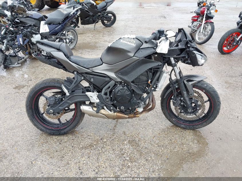 2022 Kawasaki Ex650 N VIN: ML5EXEN13NDA73425 Lot: 43708502