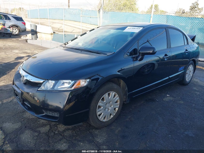 1HGFA46509L000837 2009 HONDA CIVIC photo no. 2