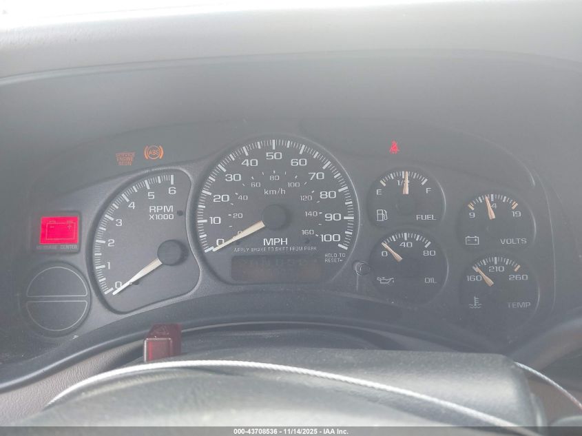 2002 Chevrolet Suburban 1500 Lt VIN: 1GNEC16Z72J304858 Lot: 43708536