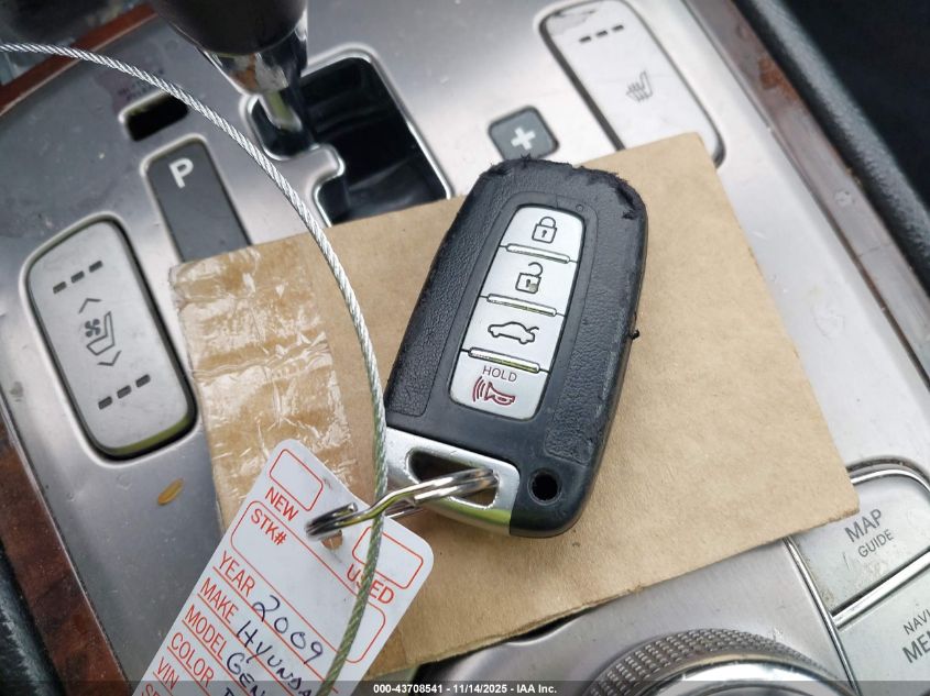 2009 Hyundai Genesis 4.6 VIN: KMHGC46F59U042254 Lot: 43708541