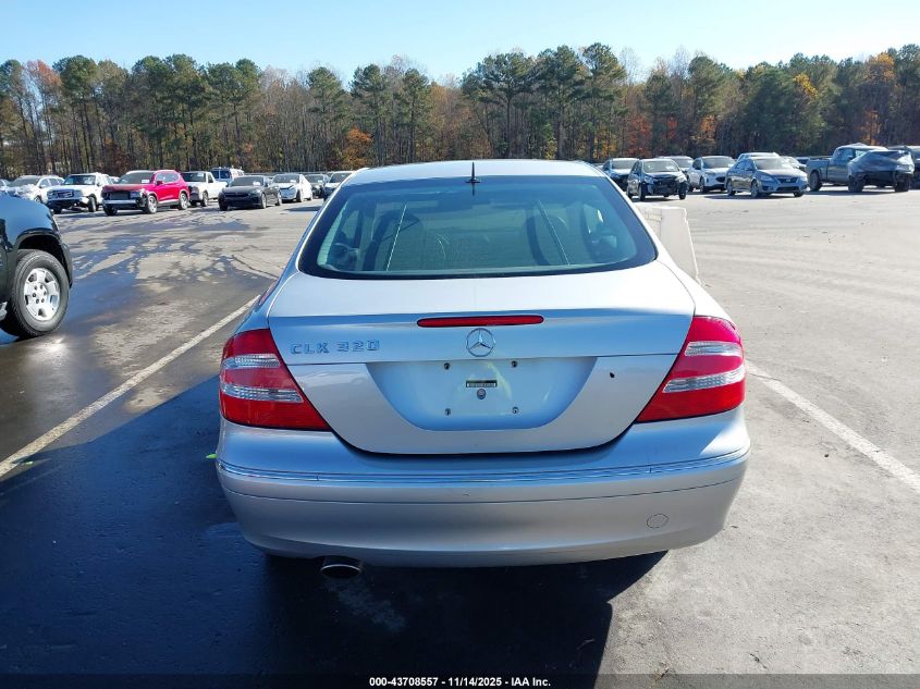 2004 Mercedes-Benz Clk 320 VIN: WDBTJ65JX4F063056 Lot: 43708557