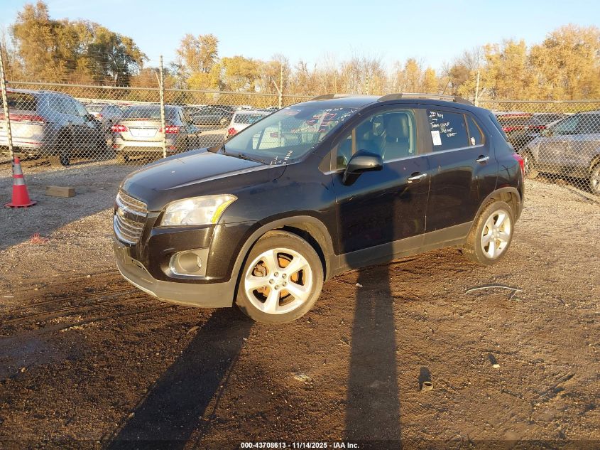 2015 CHEVROLET TRAX LTZ - 3GNCJTSB5FL174742