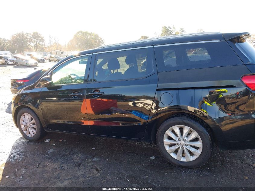 2015 Kia Sedona Ex VIN: KNDMC5C12F6022243 Lot: 43708619