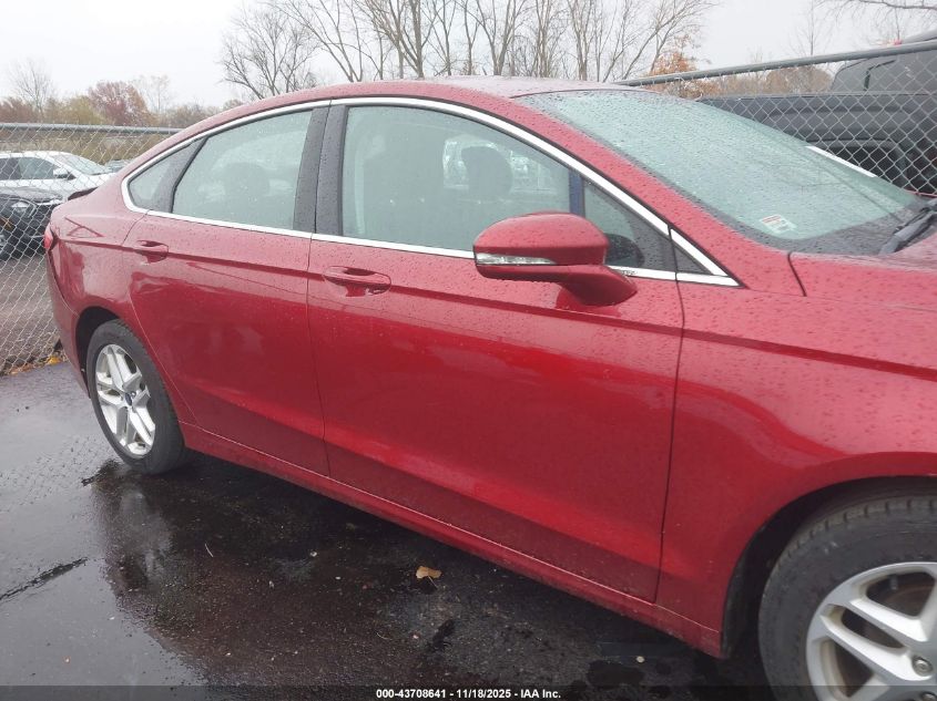 2016 Ford Fusion Se VIN: 3FA6P0HDXGR325512 Lot: 43708641