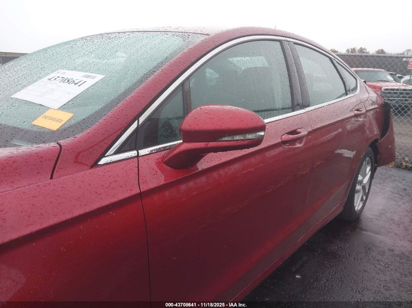2016 Ford Fusion Se VIN: 3FA6P0HDXGR325512 Lot: 43708641
