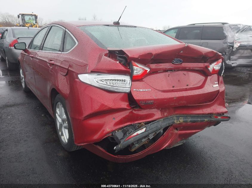 2016 Ford Fusion Se VIN: 3FA6P0HDXGR325512 Lot: 43708641