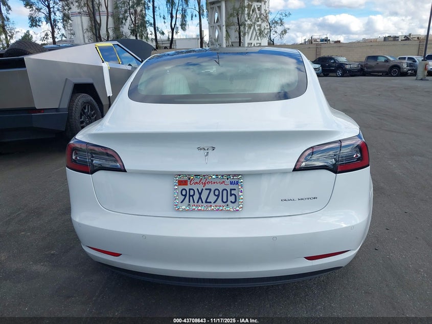2020 Tesla Model 3 Long Range Dual Motor All-Wheel Drive VIN: 5YJ3E1EB5LF713030 Lot: 43708643