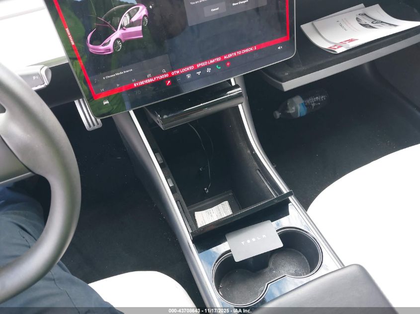 2020 Tesla Model 3 Long Range Dual Motor All-Wheel Drive VIN: 5YJ3E1EB5LF713030 Lot: 43708643