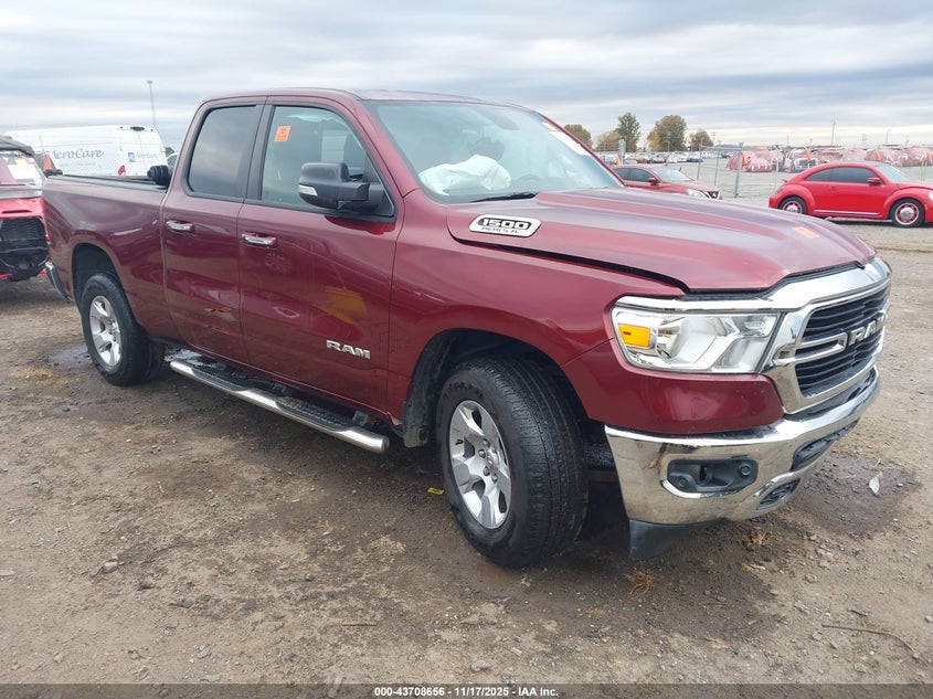 2019 RAM 1500 BIG HORN/LONE STAR  4X4 6'4 BOX - 1C6SRFBT3KN761689