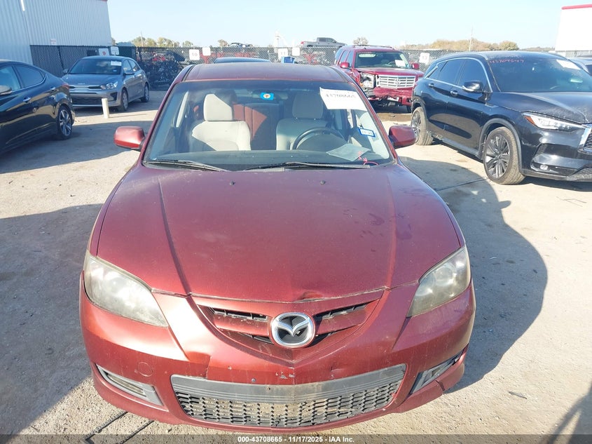2008 Mazda Mazda3 S Sport VIN: JM1BK323281103762 Lot: 43708665