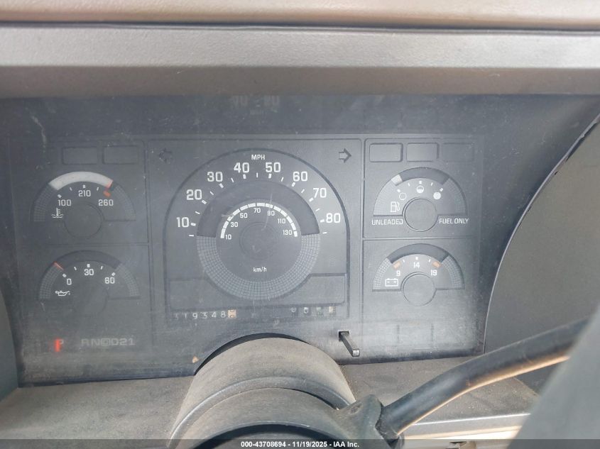 1990 Chevrolet Gmt-400 K1500 VIN: 1GCDK14K1LE106249 Lot: 43708694