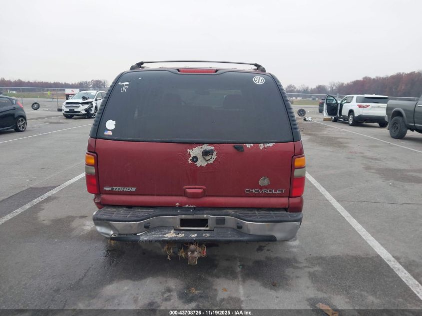 2002 Chevrolet Tahoe Lt VIN: 1GNEK13Z82J308912 Lot: 43708726