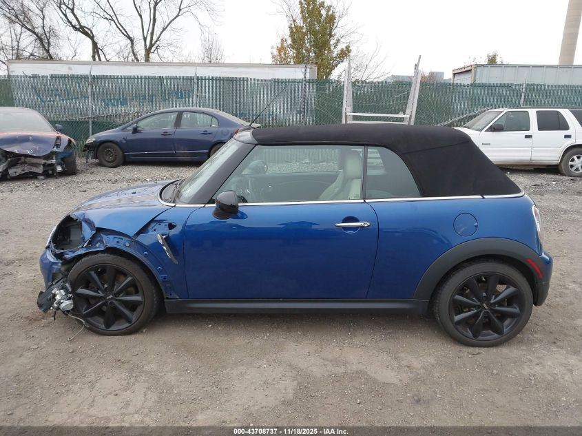 2012 Mini Cooper S VIN: WMWZP3C51CT250343 Lot: 43708737