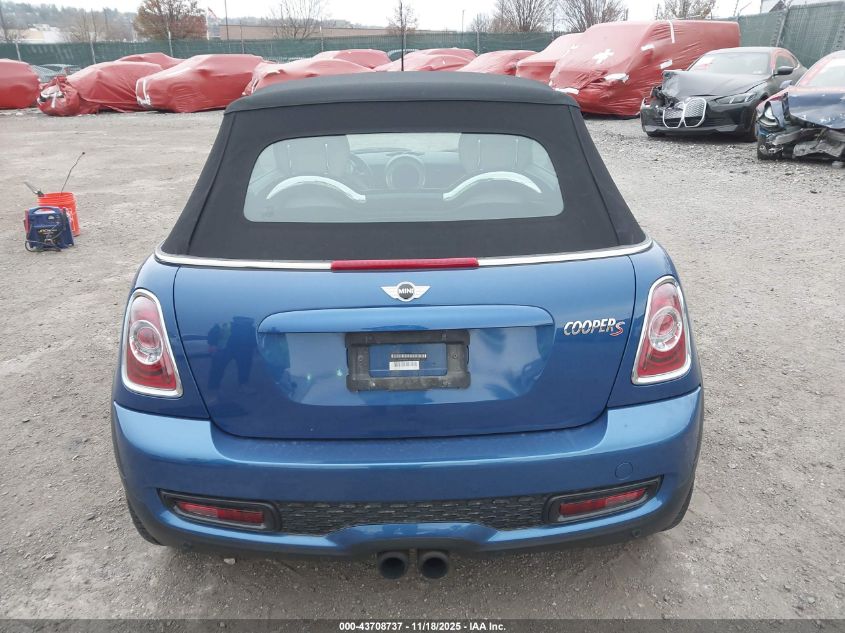 2012 Mini Cooper S VIN: WMWZP3C51CT250343 Lot: 43708737