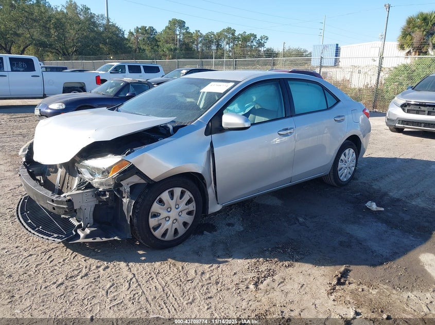2T1BURHEXFC480595 2015 TOYOTA COROLLA photo no. 2