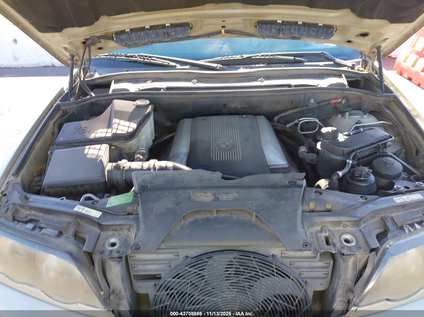 2000 BMW X5 4.4 VIN: WBAFB334XYLH03586 Lot: 43708886