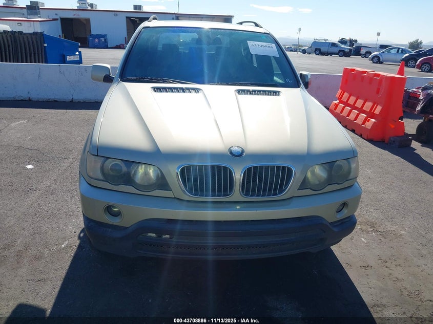 2000 BMW X5 4.4 VIN: WBAFB334XYLH03586 Lot: 43708886