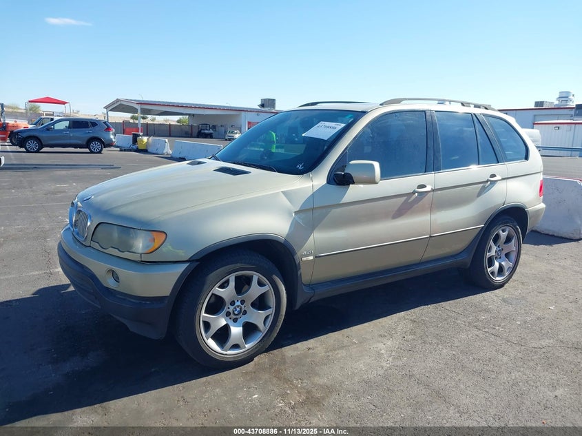 2000 BMW X5 4.4 VIN: WBAFB334XYLH03586 Lot: 43708886
